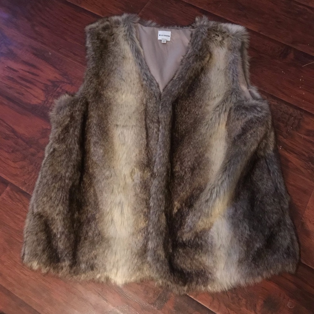 Ellison Faux Fur Vest